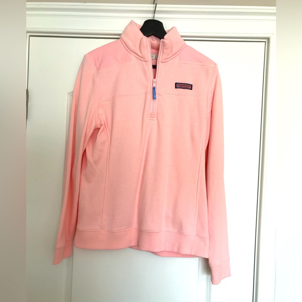 Vineyard Vines, Pink, Medium, 1/4 Zip